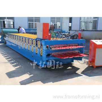 ZT-004-037 Double Layer Roofing Panel Roll Forming Machine